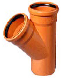 Тройник наружный ф110х110/45 ХЕМКОР