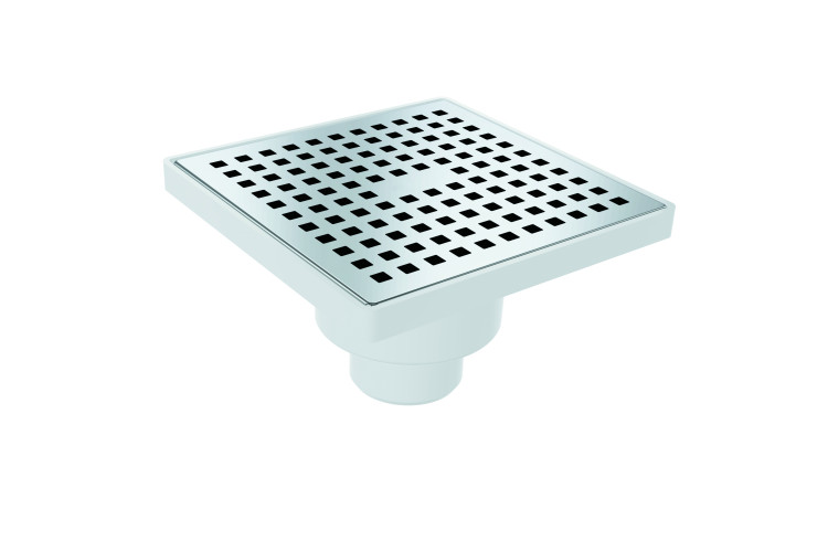 Трап вертикальный d50 сухой затвор.белый T503-6