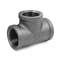 Тройник прямой чугунный Ду40