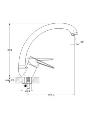 Смеситель для кухни одноручный SUP4-A045