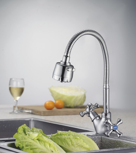 Смеситель для кухни двуручный QTZ4-E827