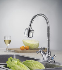 Смеситель для кухни двуручный QTZ4-E827