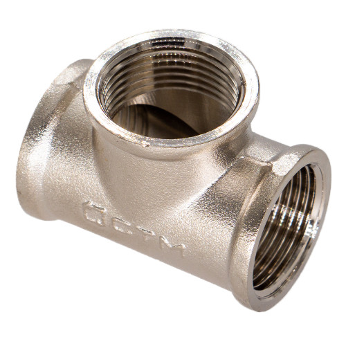 Тройник 1.0" В-В-В латунь СТМ