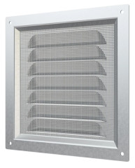 Решетка вентиляционная металл 1515 МЦ оцинкованная