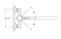 Смеситель для ванны одноручный ZOK7-A036YB