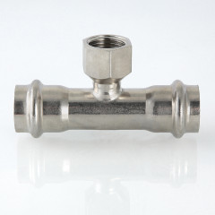 Тройник из нержавеющей стали ВР 22х1/2&quot; пресс VTi.932