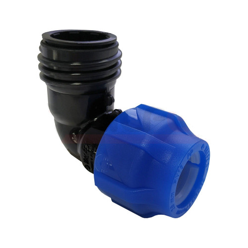 Отвод разъемный НР ф25х3/4" ПЭ VF