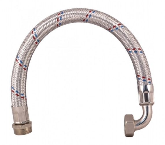 Шланг соединительный угловой 1"х1/2"х280мм ZEGOR