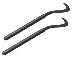 КОМПЛЕКТ ПЛОСКИХ КРОНШТ. С ДЮБЕЛЯМИ 7.2х170мм.черн