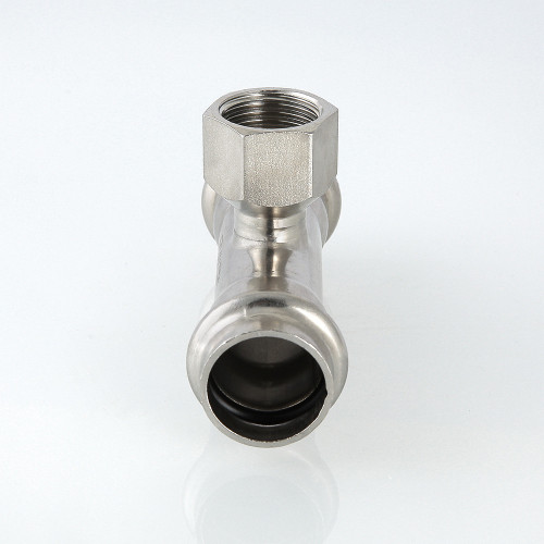 Тройник из нержавеющей стали ВР 28х3/4" пресс VTi.932