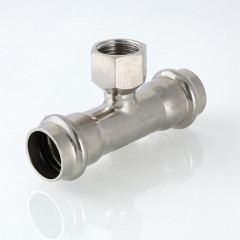 Тройник из нержавеющей стали ВР 28х3/4&quot; пресс VTi.932