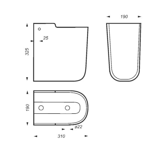 Полупьедестал BEST Color Red SANITA LUXE