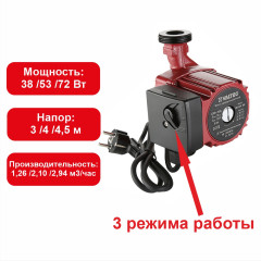 Насос циркуляционный RS 25/4-180 с гайками VRS.254 VT