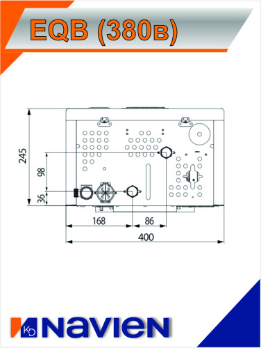 Котел электрический Navien EQB-15HW (380в)